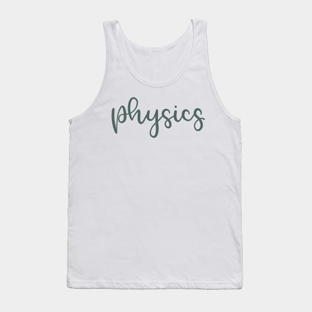 Physics Tank Top by elizabethsdoodles